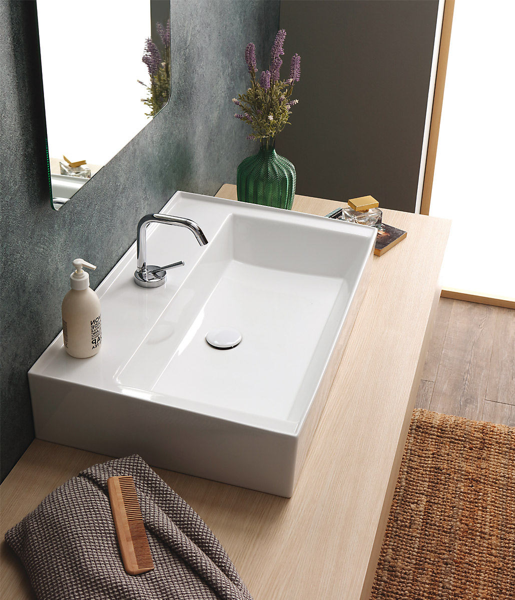 Countertop washbasin Jolly 71x46