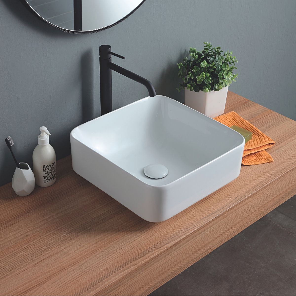 Lavabo da appoggio Smart 38 Quadro