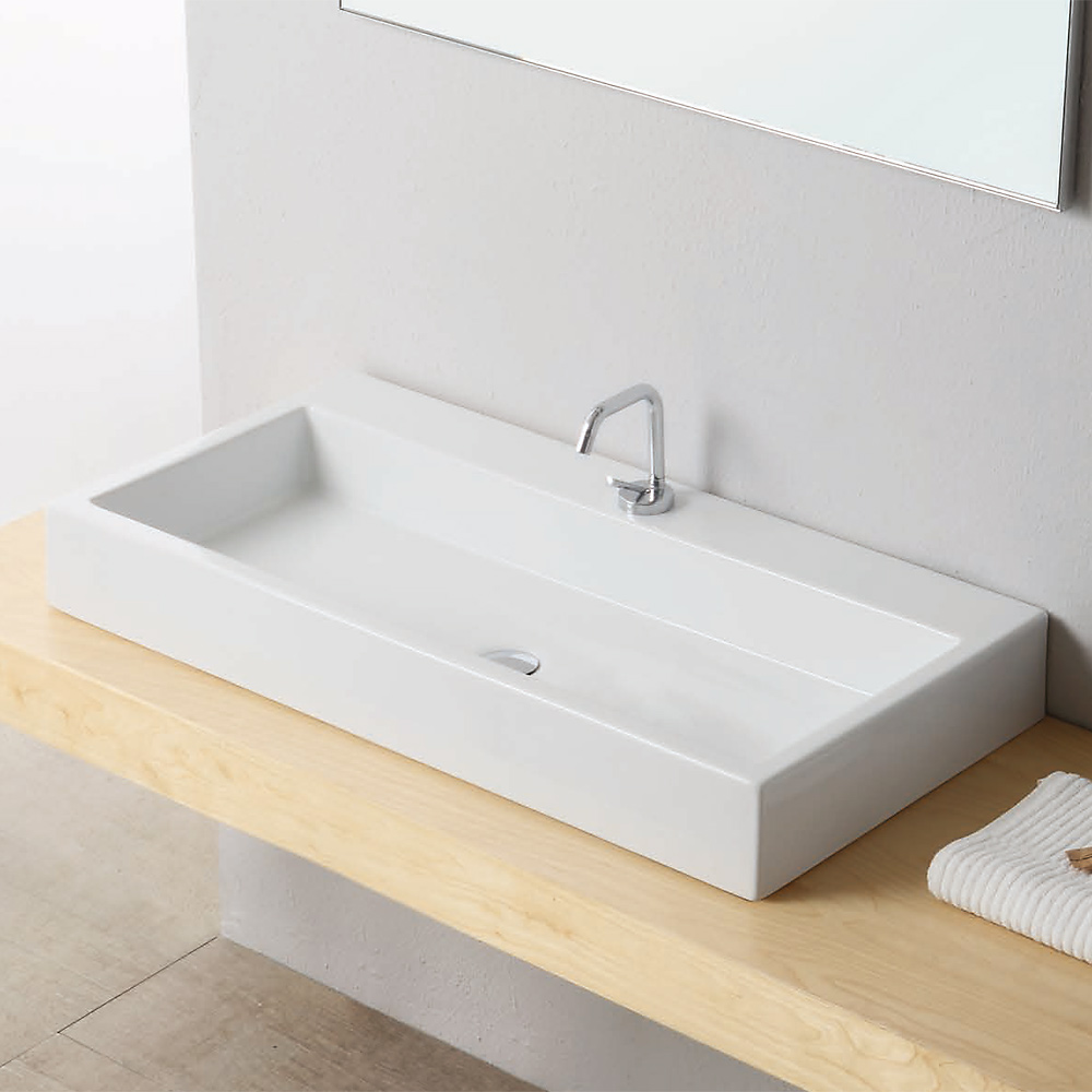 Lavabo da appoggio Bacino 100