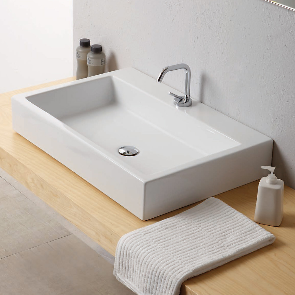 Countertop washbasin Bacino 75